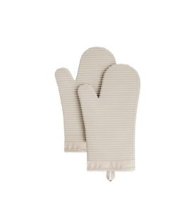 Ribbed Soft Silicone Oven Mitt 2