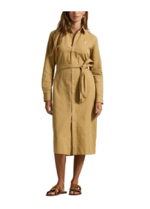 Long Sleeve Linen Shirtdress