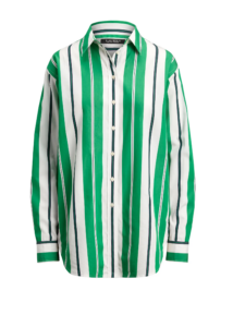 Relaxed Fit Striped Broadcloth Shirt