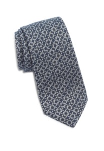 Meighen Link Pattern Silk Jacquard Tie