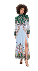 Jacqui-b Printed Dress