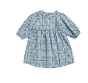 Infant and Toddler Girls Embroidered Denim Dress Size 3-5