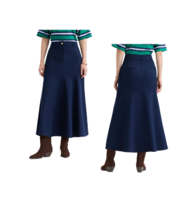 Trumpet Midi Pocket Skirt