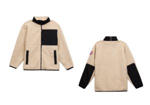 Kid's Simcoe Two-toned Fleece Jacket, Size S