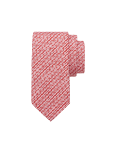 Men's Gancini Stripe Silk Tie