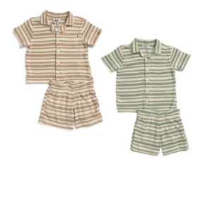 Little Boys 2pc Cabana Short Sleeve Button Up and Shorts Set Size 4-7