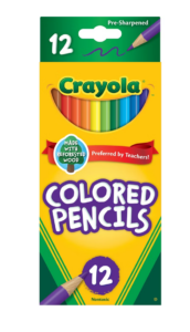 Crayola 12ct Kids Pre-sharpened Colored Pencils