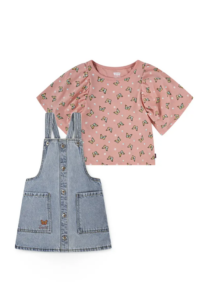 Kids' Western T-shirt & Skirtall Set Size 2-4