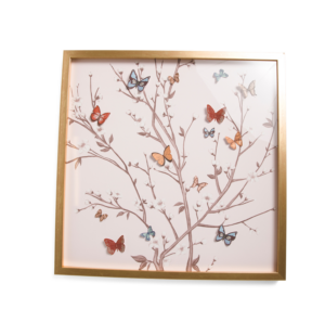 24x24 Multi Butterfly Branches Wall Art