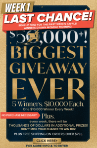 Win 50,000 of Artscroll