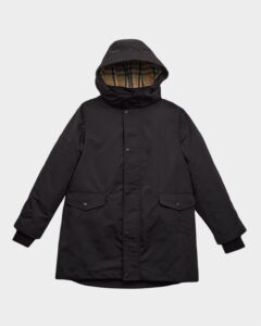 Boy's Brady Detachable Warmer Nylon Parka Jacket, Size 3-14