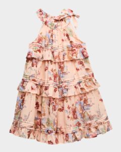 Girl's Awaken Cotton Halter Dress, Size 1-12