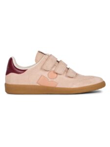 Beth Colorblocked Suede Low-top Sneakers