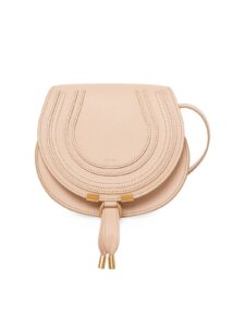Small Marcie Leather Saddle Bag