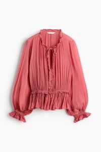 Crinkled Viscose Blouse