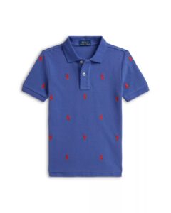 Boys' Polo Pony Cotton Mesh Polo Shirt - Little Kid