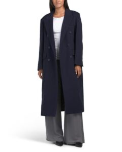 Virgin Wool Blend Coat