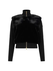 Dua Bunny Faux Fur & Wool Sweater