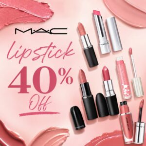 40% off Mac Lipstick!!