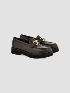 Maryan Leather Lug-sole Loafers