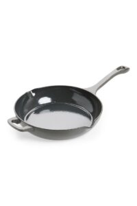 10.5-Inch Cast Iron Chef's Pan with Spouts