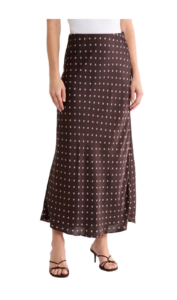 Bias Cut Maxi Skirt
