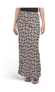 Geometric Maxi Skirt