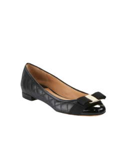 Varina Quilted Bow Ballet Flats