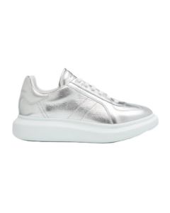 Men's Metallic-trim Leather Low-top Sneakers