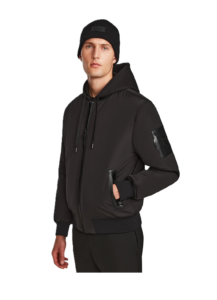 Neven Men's Bomber Jacket with Removable Dickie