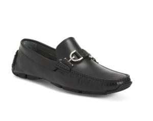 Leather Dacio Loafers with Metal Bit