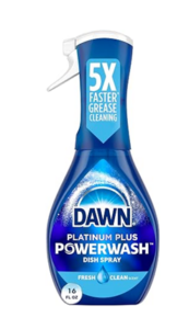 Dawn Platinum Powerwash Dish Spray, Dish Soap, Fresh Scent, 16 Fl Ozp