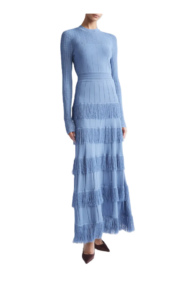 Piper Fringe Long Sleeve Sweater Dress