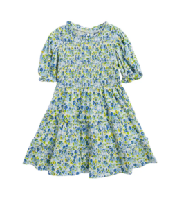 Kids' Smocked Cotton Jersey Dress Size 4-5