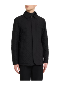 Men's Geometric Quilted Jacket