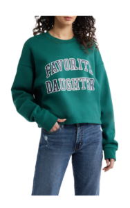 The Collegiate Logo Crop Sweatshirt