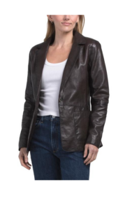Leather Noian Blazer