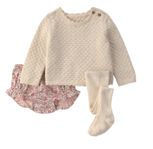 Baby Girls' 2pc Floral Sweater and Leggings Set 3-18m