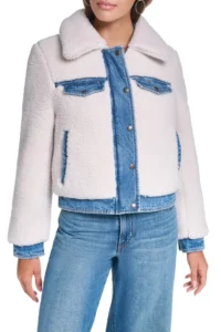Faux Shearling Trucker Jacket