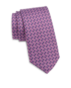 Medallion Silk Jacquard Tie