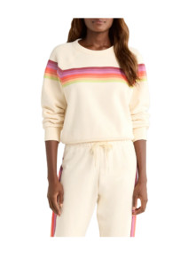 Cloud 9 Stripe Cotton Blend Sweatshirt