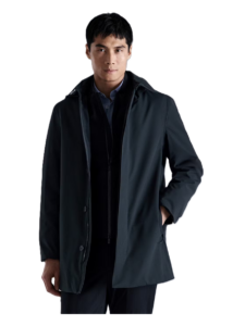 Packable Parka with Removable Hood and Thermore Technology Size L-xl