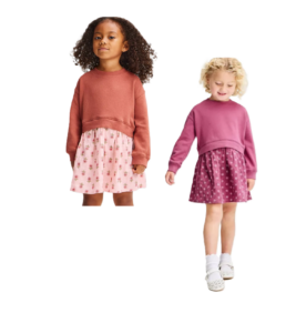 Toddler Girls' Floral Knit to Woven Dress 12m-5y