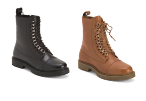Leather Rock 22 Lace Up Booties