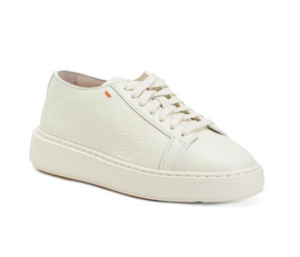 Leather Lace Up Sneakers