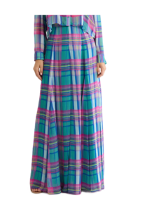 Patrica Plaid Maxi Skirt
