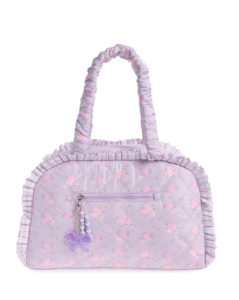Kids' Medium Floral Quilted Duffle Bag
