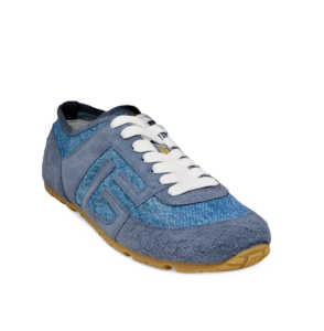 Racer 45 Denim and Suede Low-top Sneakers