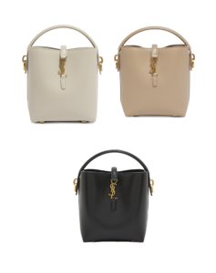 Le 37 Mini Ysl Bucket Bag in Smooth Leather