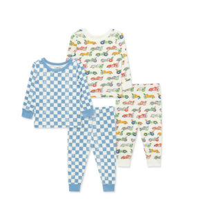 2-pack Race Car Stretch Viscose Pajamas Set 12m-24m